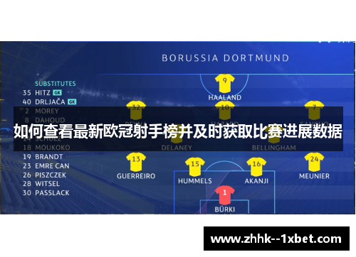 如何查看最新欧冠射手榜并及时获取比赛进展数据